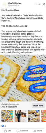 Chefs' Kitchen Meta Ads By Dane Dolph